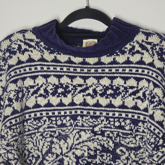 Vintage Oilily Lambswool Blend Mock Neck Sweater Made in Italy Women's Size M - Picture 2 of 8